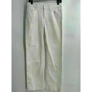 7 For All Mankind Women's Ginger Wide Leg White Denim Jeans Size 28